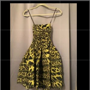 Betsy Johnson Mini Strapless Cocktail Dress